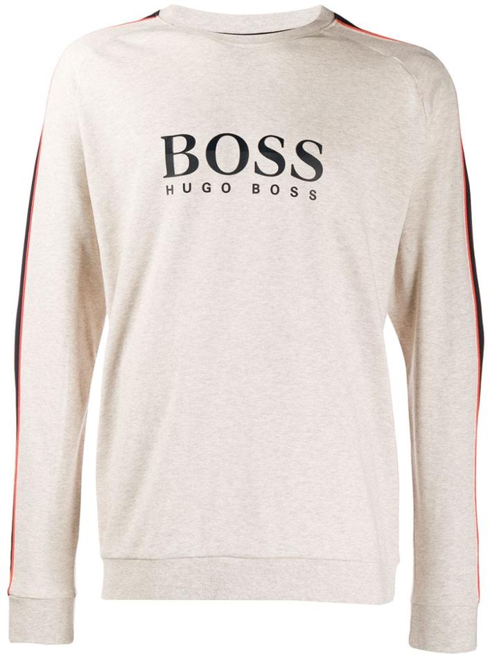 Boss Hugo Boss Logo Print Sweatshirt - Neutrals
