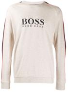 Boss Hugo Boss Logo Print Sweatshirt - Neutrals