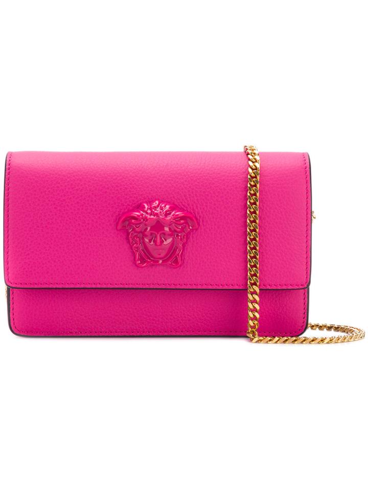 Versace Medusa Crossbody Bag - Pink & Purple