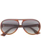 Dior Eyewear Diorlia Sunglasses - Brown