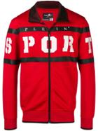 Plein Sport Striped Logo Jacket - Red