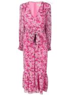Michael Kors Collection Floral Waist-tied Jumpsuit - Pink