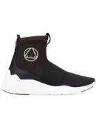 Mcq Alexander Mcqueen Hikaru High Sock Sneakers - Black
