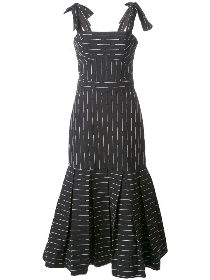 Alexis Leticia Graphic-print Dress - Black