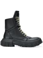 Rick Owens Ridged Style Boots - Black