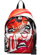 Moschino Face Print Backpack - Multicolour