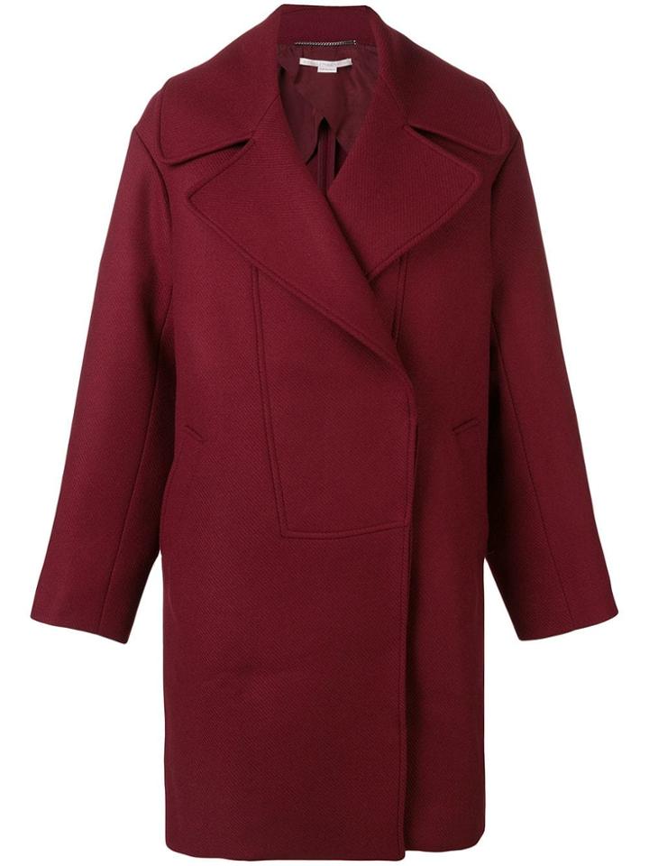 Stella Mccartney Double Breasted Coat - Red