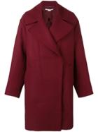 Stella Mccartney Double Breasted Coat - Red