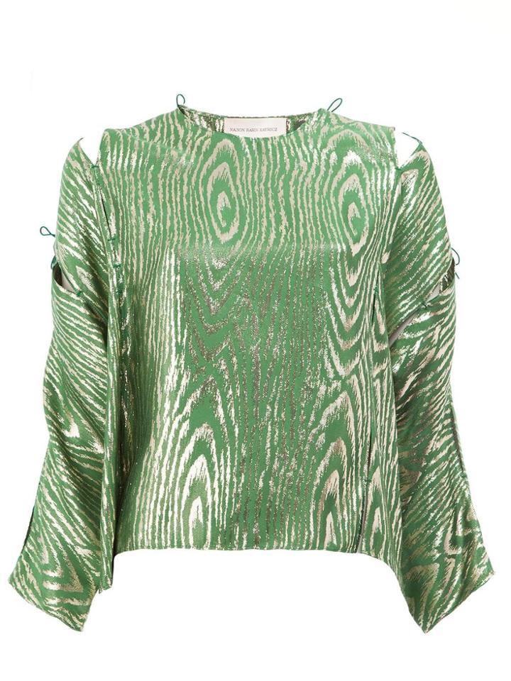 Maison Rabih Kayrouz Printed Blouse - Green