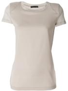 Fabiana Filippi Round Neck T-shirt - Nude & Neutrals