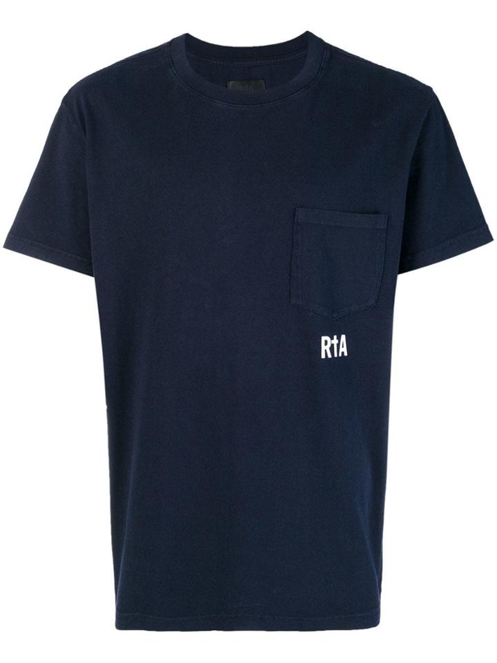 Rta Script Printed T-shirt - Blue