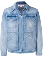 Golden Goose Deluxe Brand Zip-up Denim Jacket - Blue