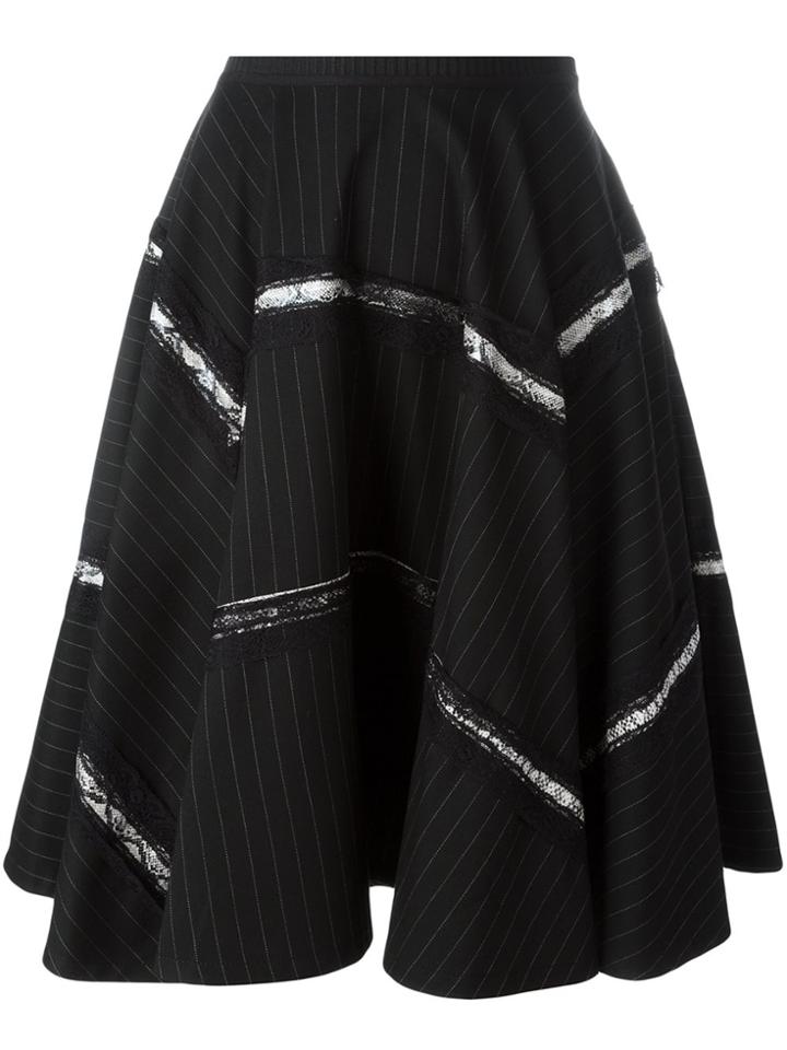 Antonio Marras Pinstripe Skirt - Black