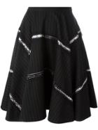 Antonio Marras Pinstripe Skirt - Black
