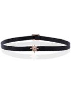 Shay Black And Pink Mini Starburst Diamond Choker - Pink & Purple