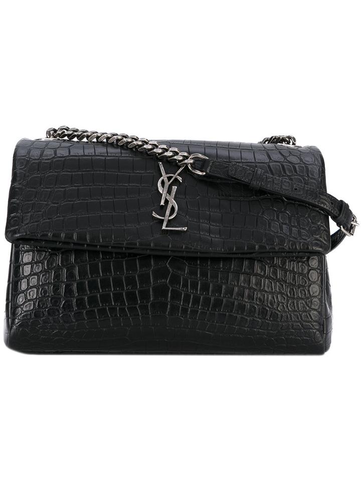 Saint Laurent - Monogram Shoulder Bag - Women - Calf Leather - One Size, Black, Calf Leather