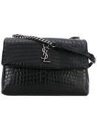 Saint Laurent - Monogram Shoulder Bag - Women - Calf Leather - One Size, Black, Calf Leather