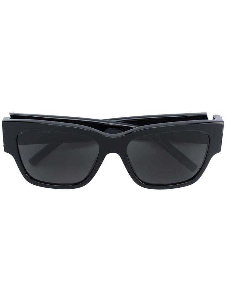 Saint Laurent Eyewear Black Classic Square Sunglasses