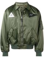 Gosha Rubchinskiy Logo Patch Bomber Jacket - Green