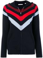 Chinti & Parker Stripe Detail Knitted Jacket - Blue