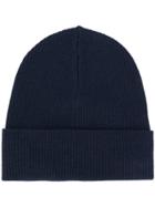 P.a.r.o.s.h. Classic Knitted Beanie Hat - Blue