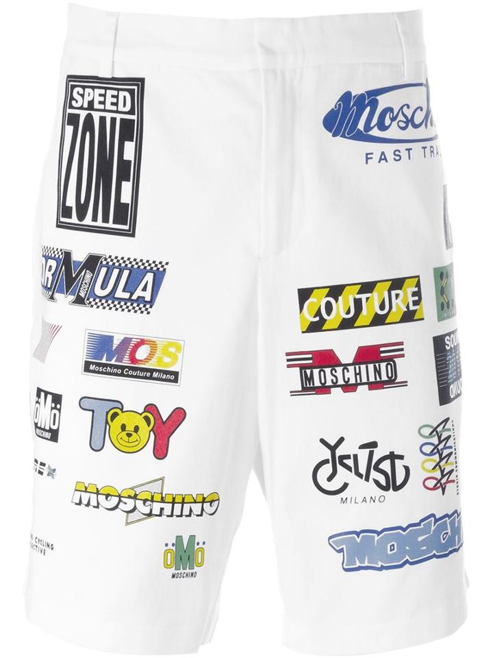Moschino Sign Print Shorts