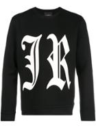 John Richmond Logo Print Sweatshirt - Black