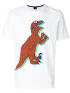 Ps By Paul Smith Dinosaur Print T-shirt - White
