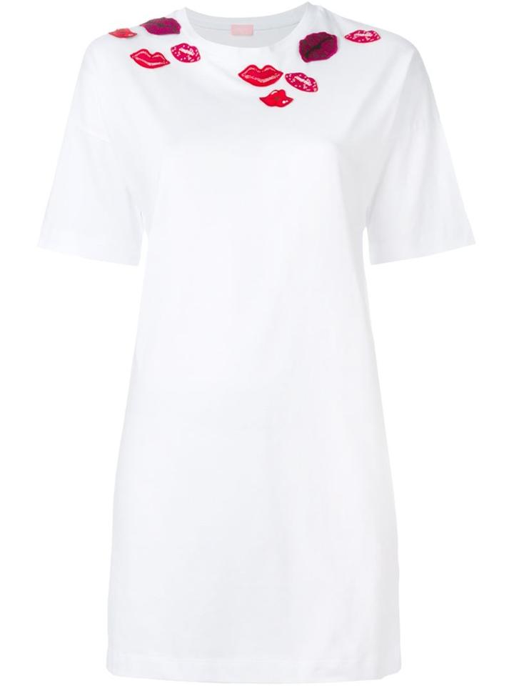 Giamba Mouth Appliqué T-shirt