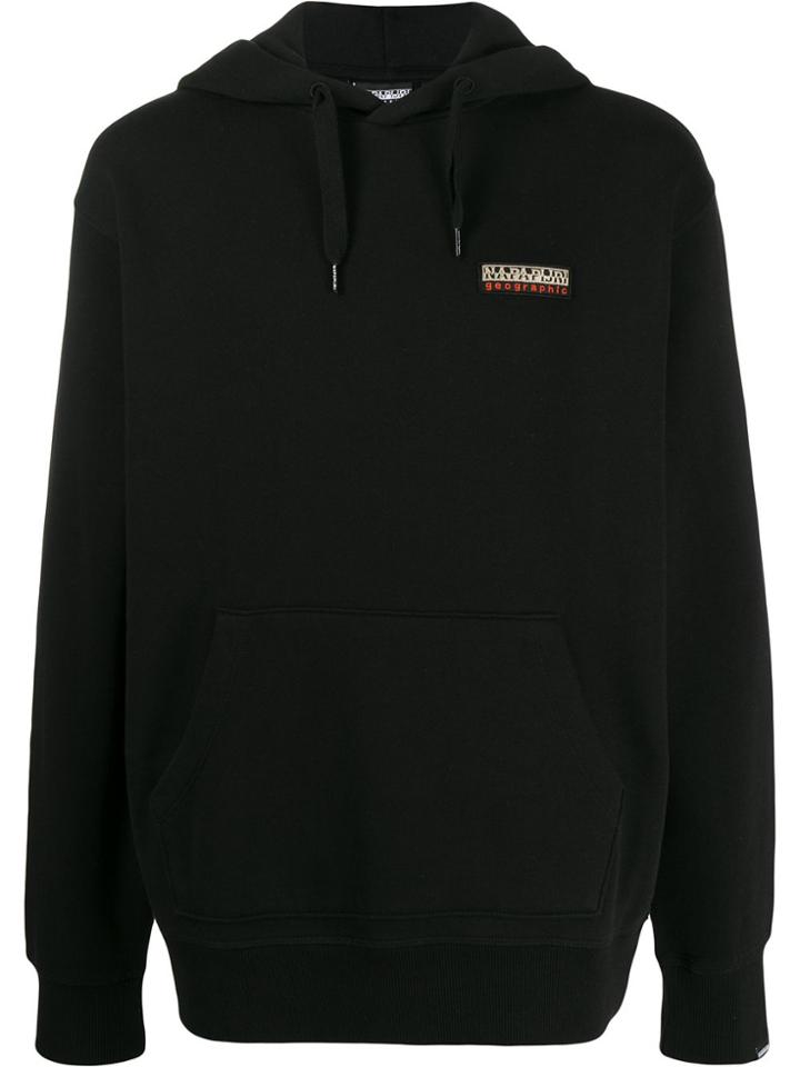 Napapijri Logo Detail Hoodie - Black