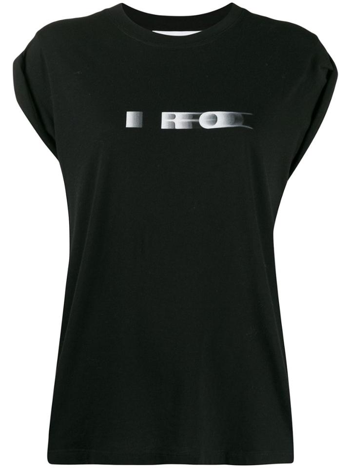 Iro Logo Print T-shirt - Black
