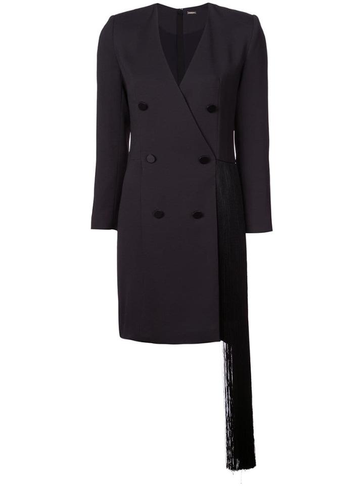 Adam Lippes Double-breasted Crepe Dress - Black