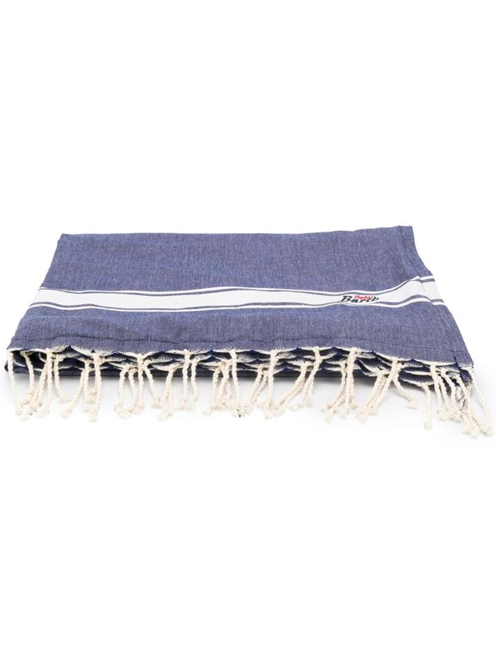 Mc2 Saint Barth Stripe Beach Towel - Blue