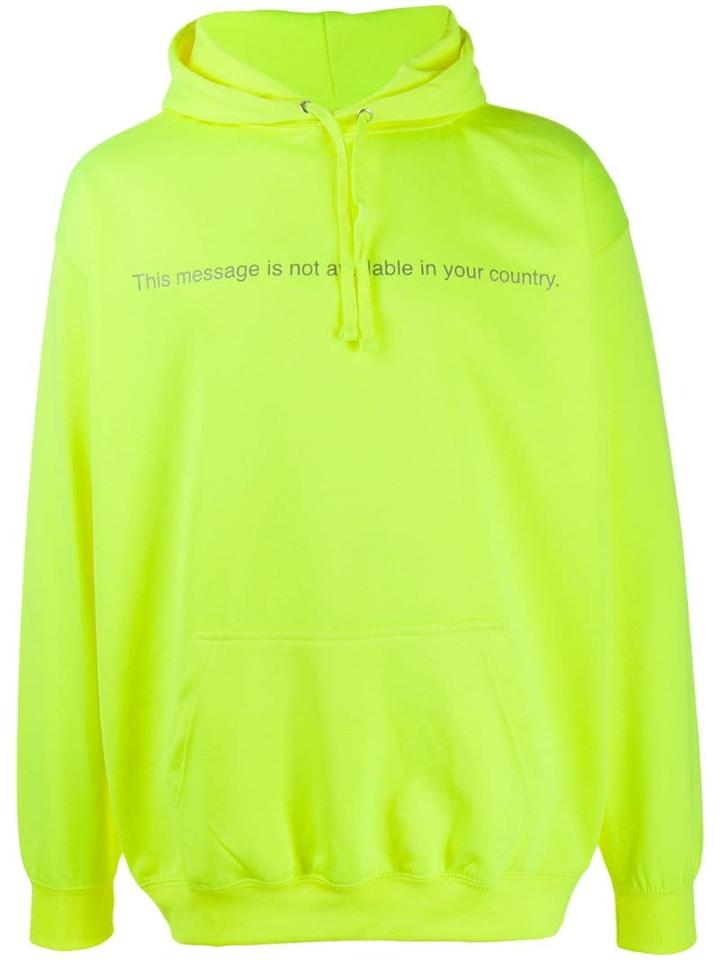 F.a.m.t. Message Hoodie - Yellow