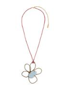 Marni Floral Pendant Necklace - Blue