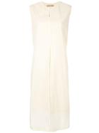 Nehera Front Panel Midi Dress - Yellow