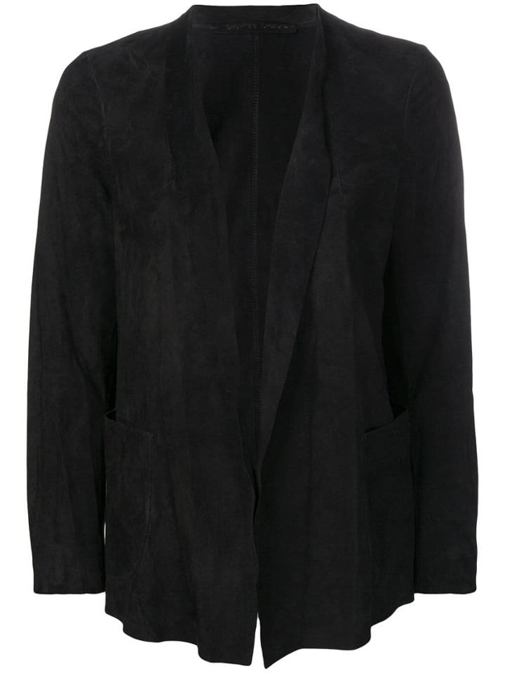 Salvatore Santoro Open Front Blazer - Black