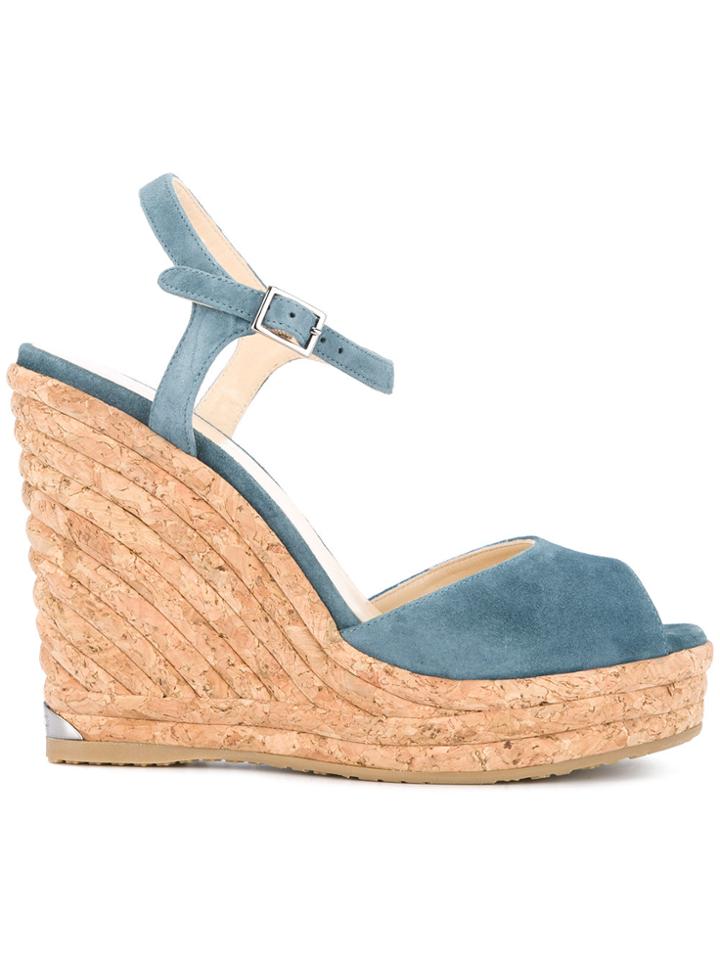 Jimmy Choo Perla Wedges - Blue