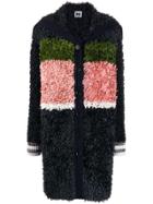 M Missoni Block Colour Knit Cardi-coat - Blue