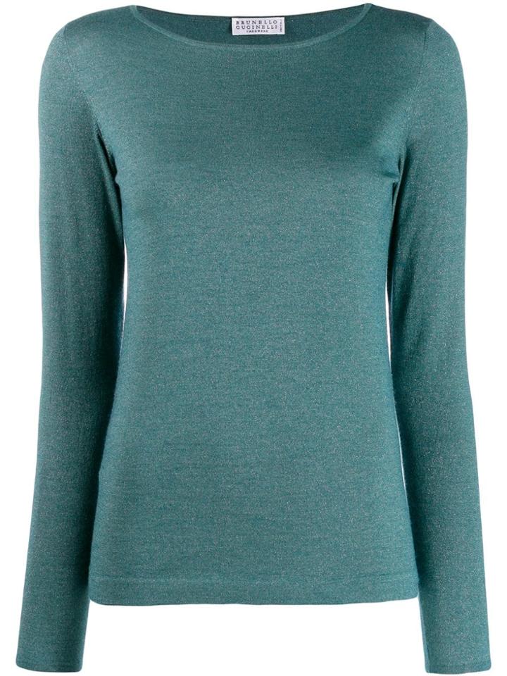 Brunello Cucinelli Fine-knit Jumper - Green