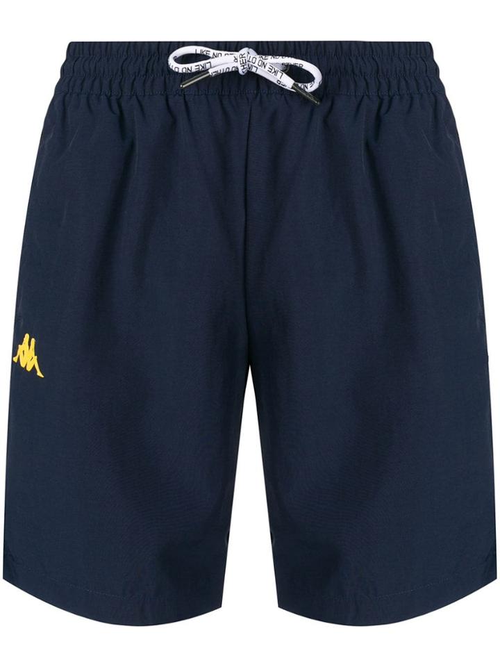 Kappa Logo Drawstring Swim Shorts - Blue