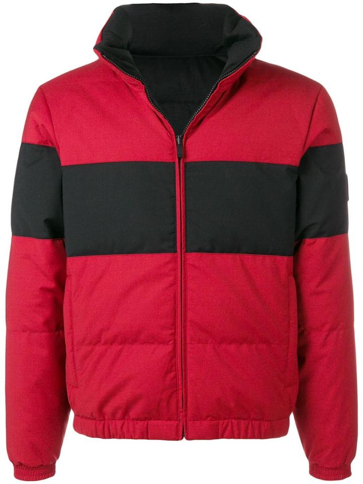 Z Zegna Reversible Puffer Jacket - Red