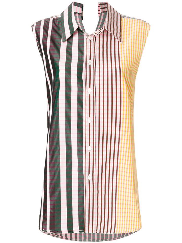 Marni Striped Sleeveless Shirt - Multicolour