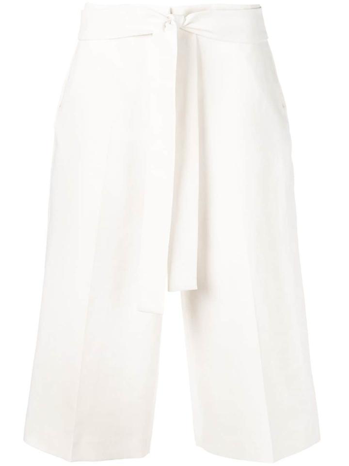 Fabiana Filippi Tie Waist Culottes - White