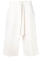 Fabiana Filippi Tie Waist Culottes - White