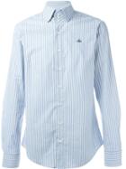 Vivienne Westwood Man Striped Shirt, Men's, Size: 48, Blue, Cotton/spandex/elastane