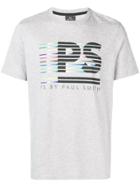 Ps By Paul Smith Logo Print T-shirt - Grey