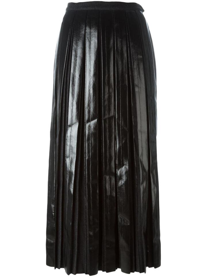 Golden Goose Deluxe Brand Pleated Maxi Skirt, Women's, Size: Medium, Grey, Polyester/wool