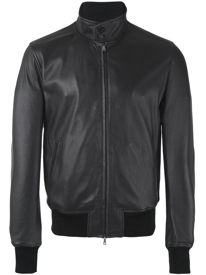 Stewart - Leather Jacket - Men - Leather - Xl, Black, Leather