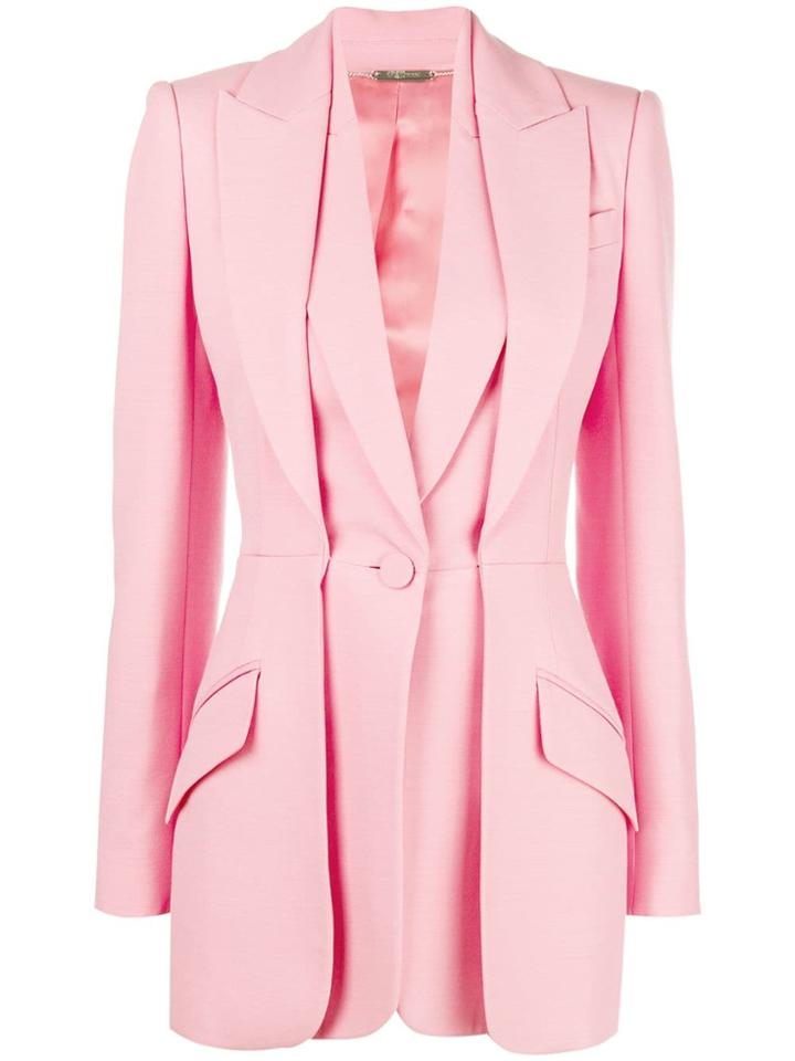 Alexander Mcqueen Double-lapel Tailored Jacket - Pink